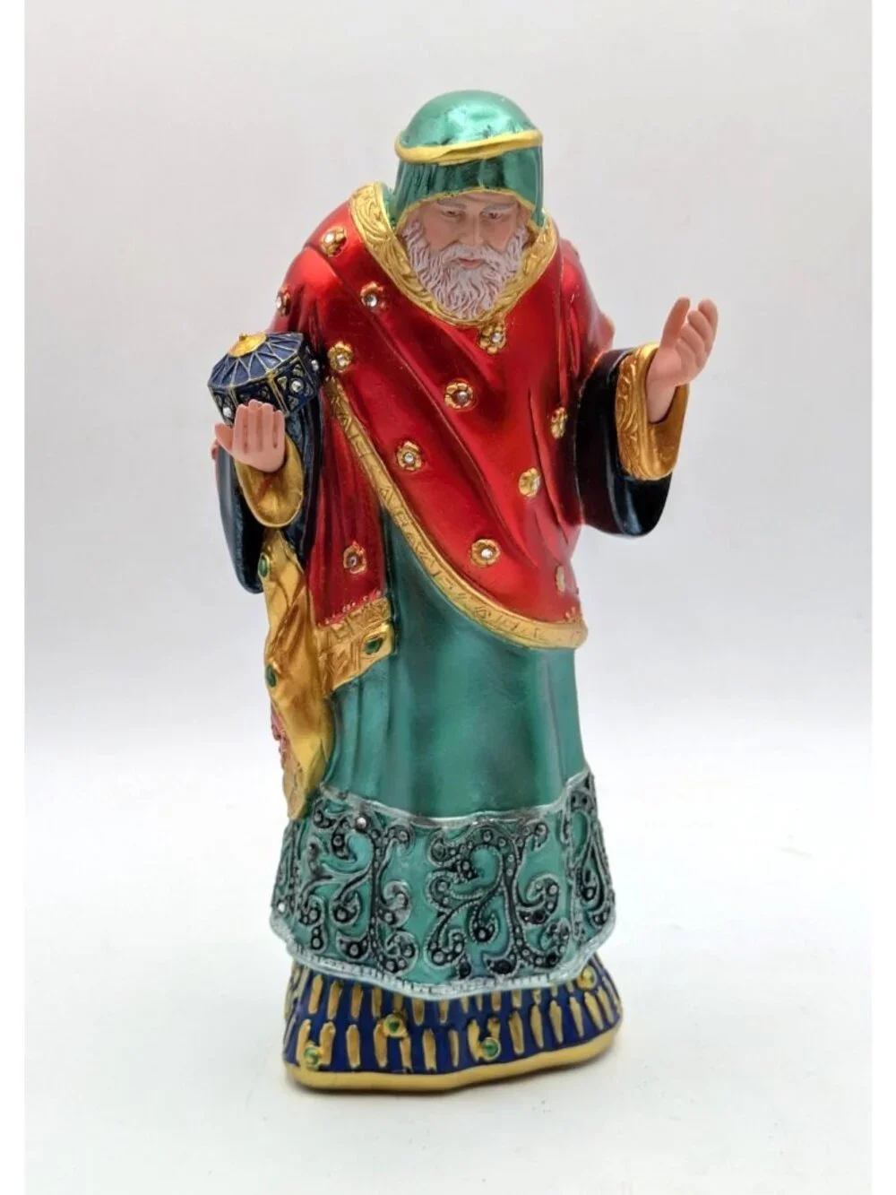 King Melchior Figurine Hawthorne Village Jeweled Nativity Collection Resin 7.25